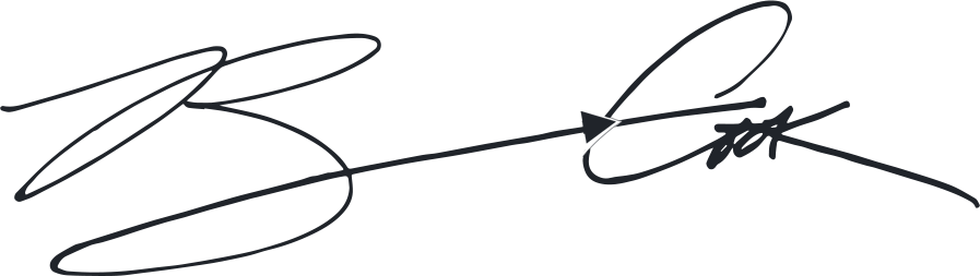 Brandon Cook signature
